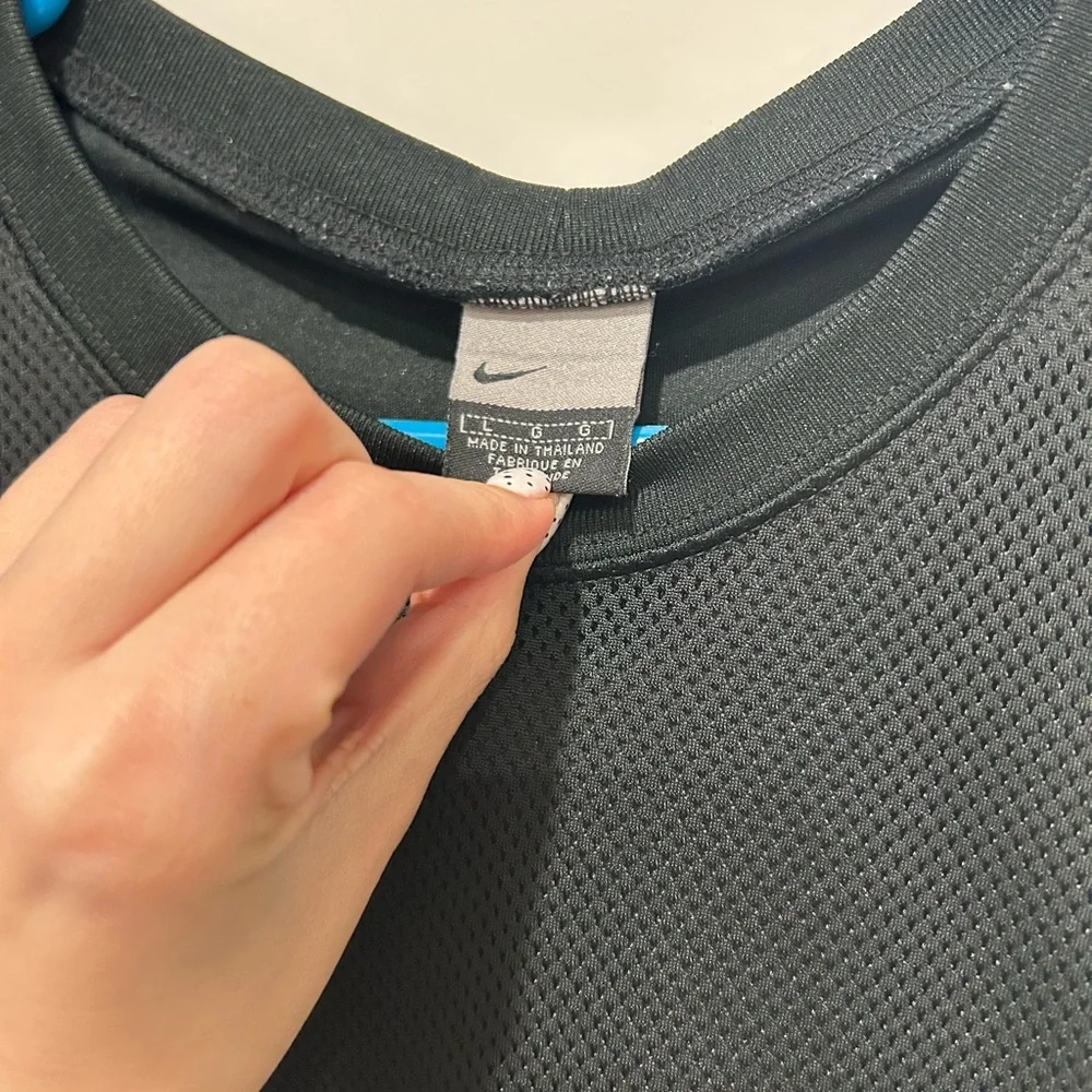 Vintage Men’s Nike Mesh black Jersey size large - Picture 4 of 8